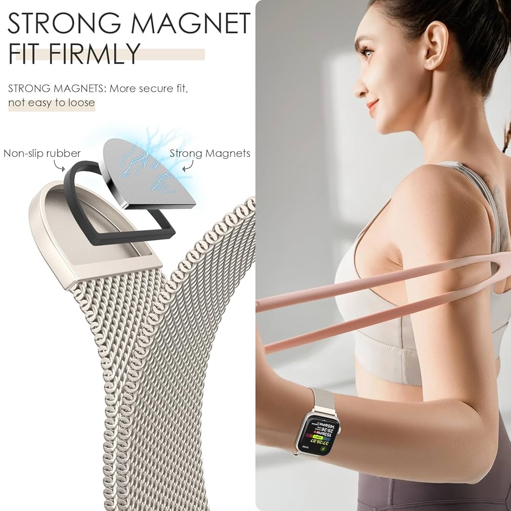 Apple watch 純正 バンド Milanese Loop 38mm Original Milanese Loop Strap Stainless Steel 40/38mm For